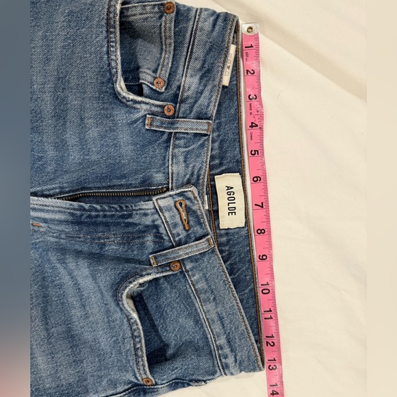 Agolde Harper Mid Rise Relaxed Straight Jean in Flash - size 23 - Picture 13 of 15